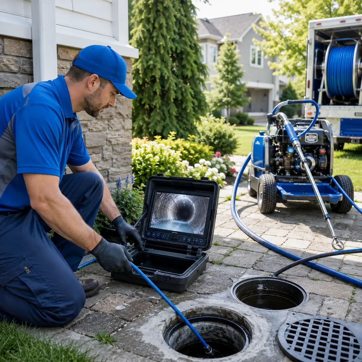 Outdoor drain cleaning professionals serving Elkhorn, NE